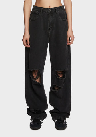 It's My Stop Distressed Jeans