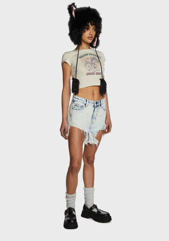 Movie Night Denim Shorts
