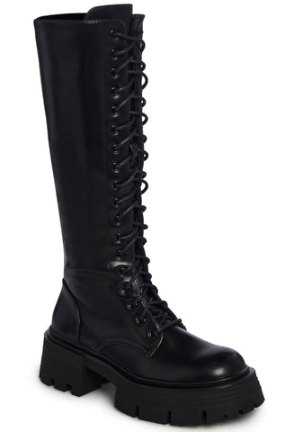 Never Better Combat Boots - Black