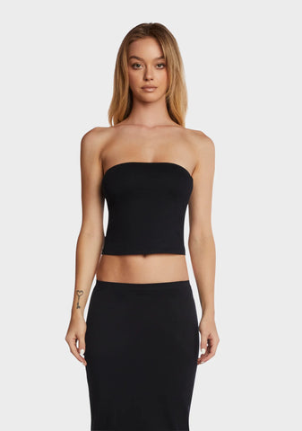 Shae Bandeau Top - Black