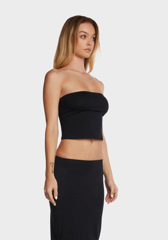 Shae Bandeau Top - Black