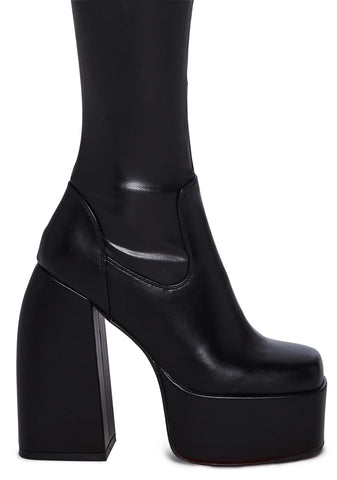 Vilma Thigh High Platform Boots