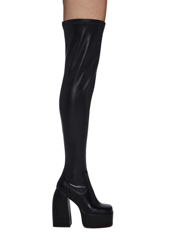 Vilma Thigh High Platform Boots