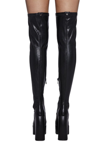 Vilma Thigh High Platform Boots