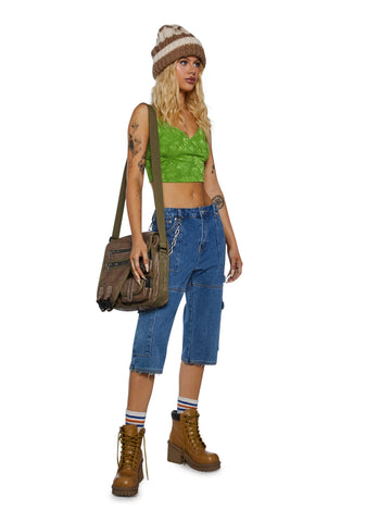 Little Tease Tank Top- Green