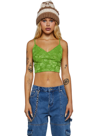 Little Tease Tank Top- Green