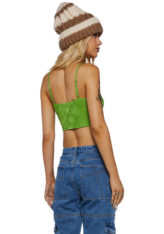 Little Tease Tank Top- Green