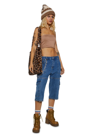 Camp Spicy Tube Top-Brown