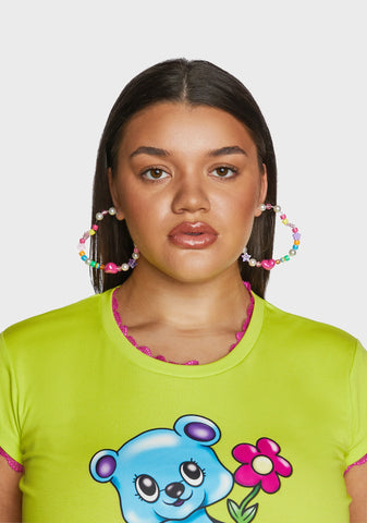 Love Your Quirks Hoop Earrings