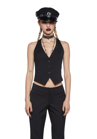 Soul Shredder Pinstripe Vest