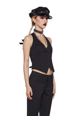 Soul Shredder Pinstripe Vest