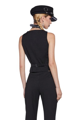 Soul Shredder Pinstripe Vest