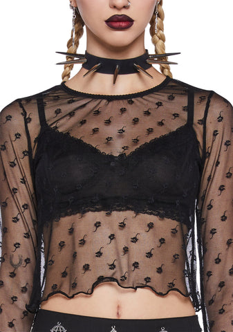 Mystery's Mistress Mesh Top