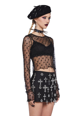 Mystery's Mistress Mesh Top