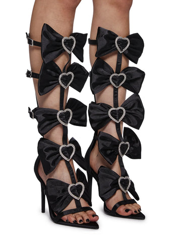 Meet The Beau Satin Heels