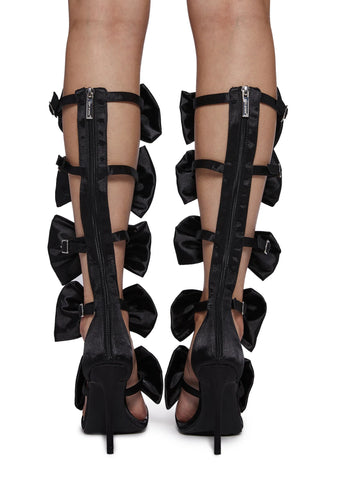 Meet The Beau Satin Heels