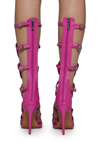Redial Romance Stiletto Heels - Pink