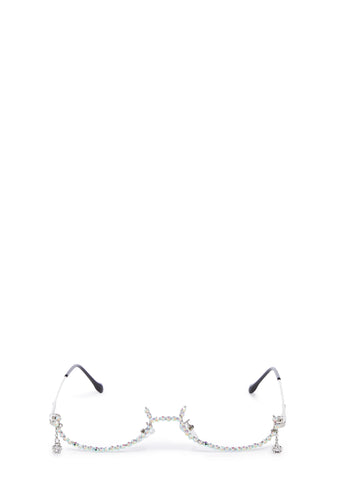 Very Posh Rhinestone Glasses