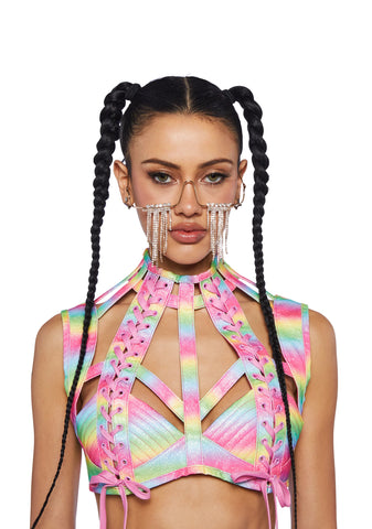 Hanging Out Rhinestone Glasses