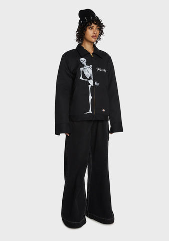 Peek-A-Boo Twill Jacket