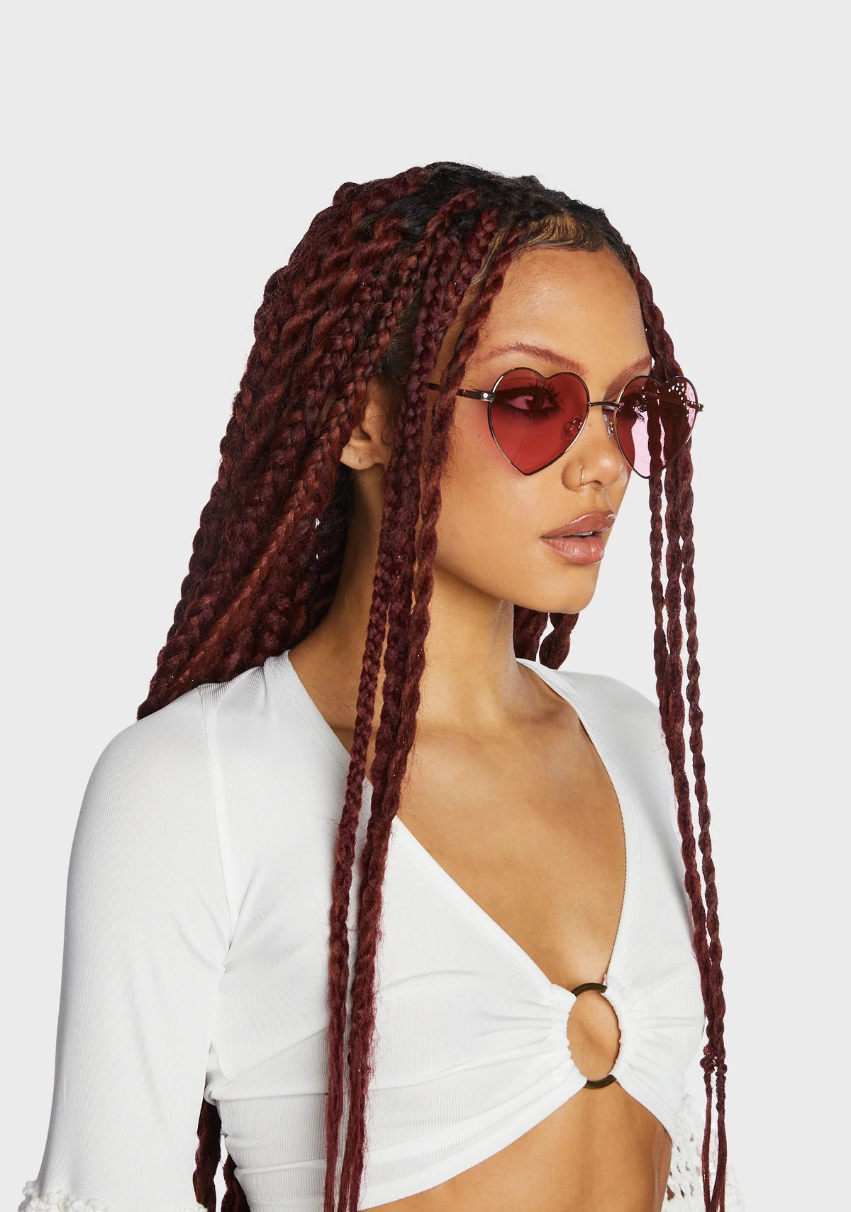 Love Taker Heart Sunglasses