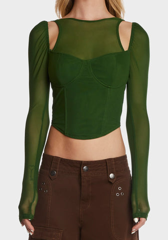 Maximum Jealousy Corset Top