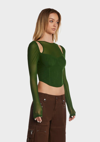 Maximum Jealousy Corset Top