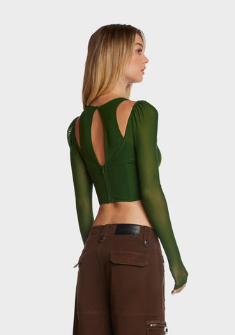 Maximum Jealousy Corset Top