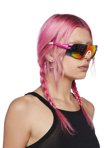 True Colors Shield Sunglasses - Pink