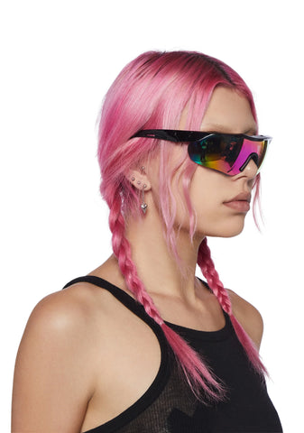 True Colors Shield Sunglasses - Black