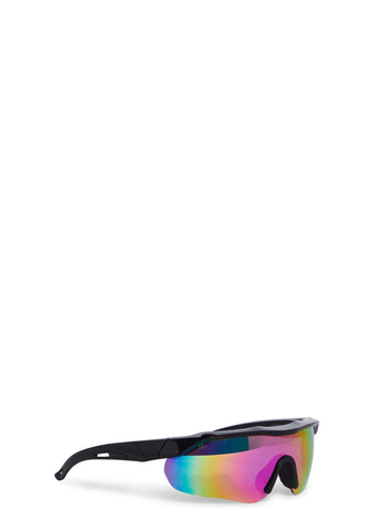 True Colors Shield Sunglasses - Black
