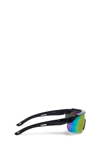 True Colors Shield Sunglasses - Black
