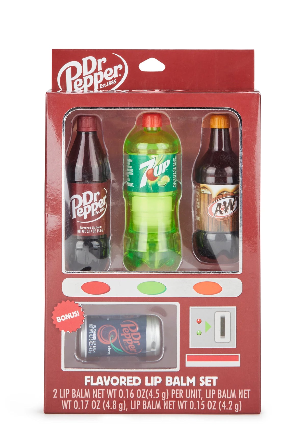 Dr. Pepper Flavored Lip Balm Set