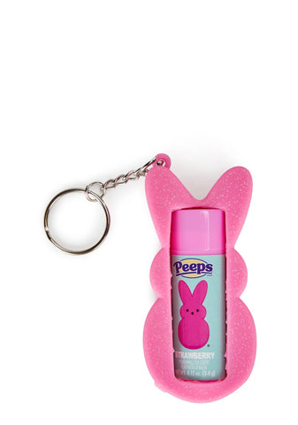 Peeps Lip Balm And Keychain Holder