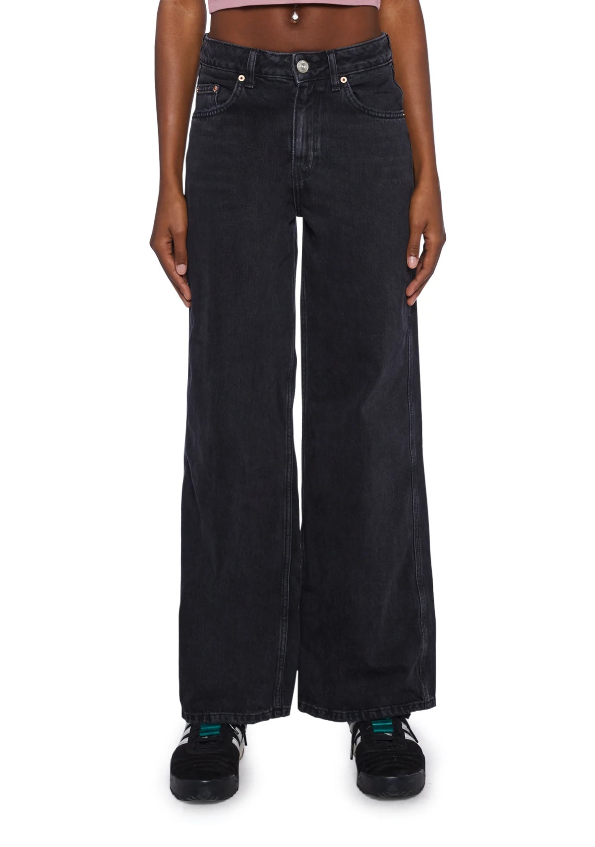 Wide Leg Puddle Jeans