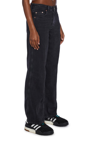 Wide Leg Puddle Jeans