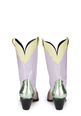 Pastel Cowboy Boots
