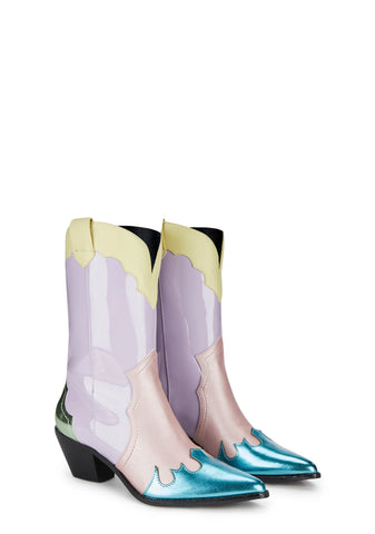 Pastel Cowboy Boots