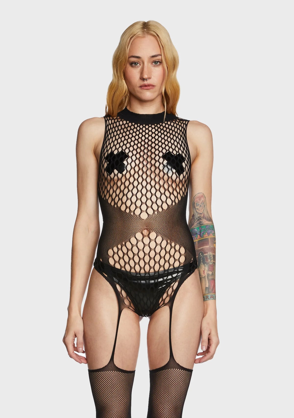 You're Gone Fishnet Bodystocking