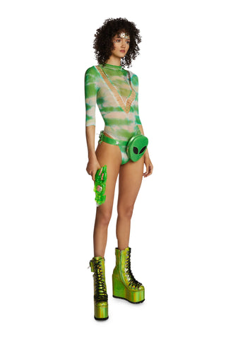 Unknown Invader Bodysuit And Face Gems Set