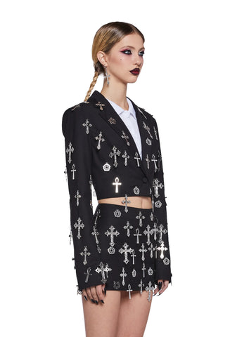 Idol Worship Cropped Blazer
