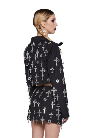 Idol Worship Cropped Blazer