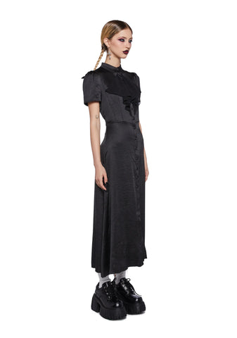 Cold Gaze Midi Dress