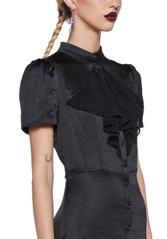 Cold Gaze Midi Dress