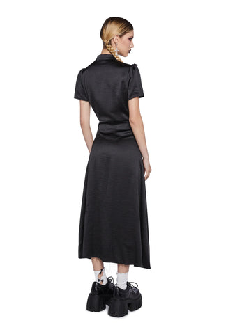 Cold Gaze Midi Dress