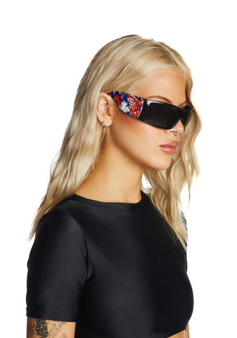 Koi Fish Sunglasses - Black