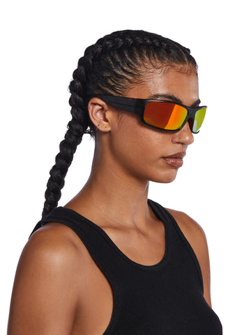 Harlow Cat Sunglasses - Matte Black