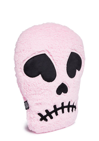 Big Smiles Skull Pillow