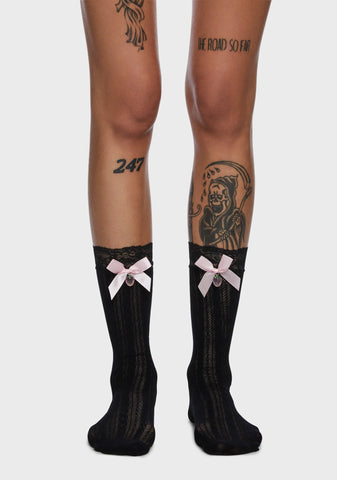 Sweet Spells Lace Socks