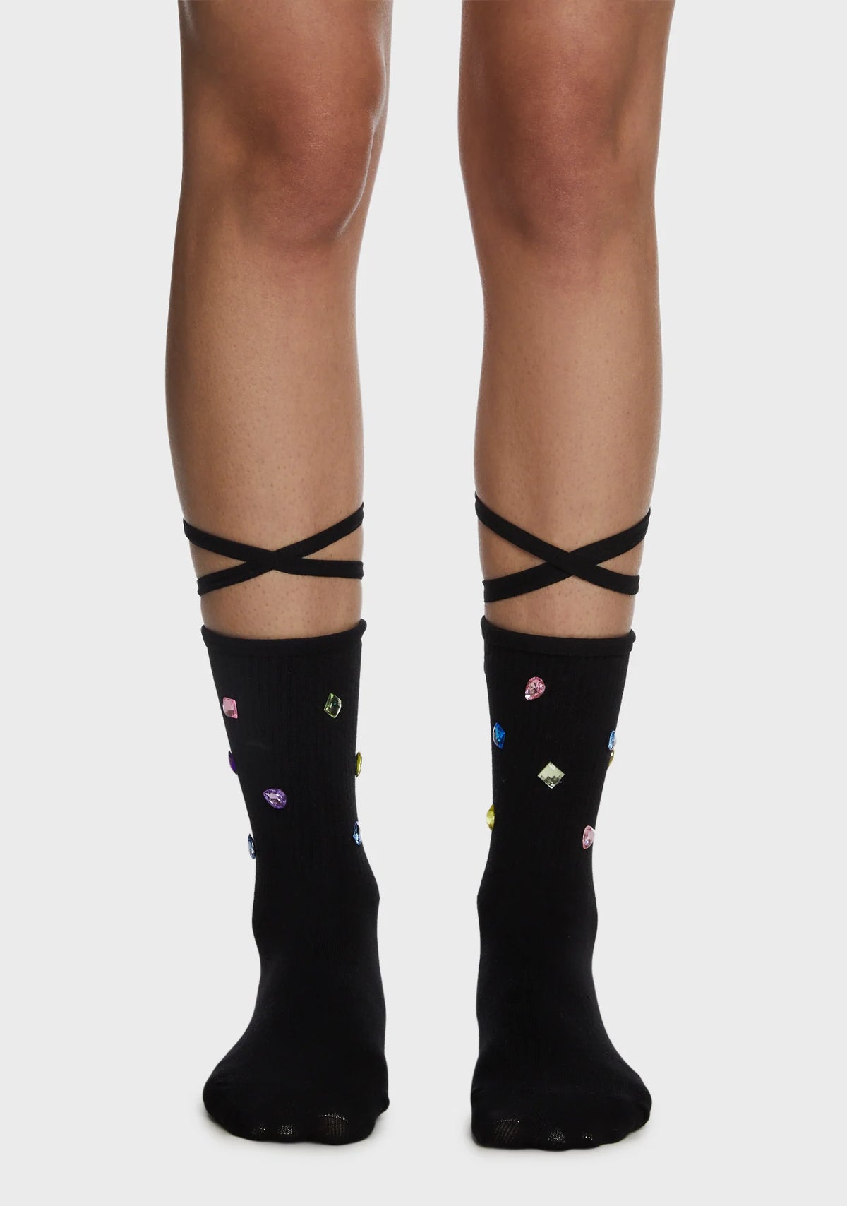 Sparking Interest Ankle Socks - Black